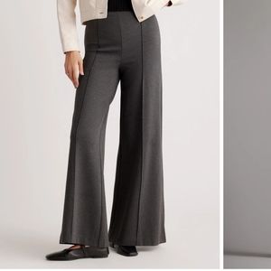 Quince Gray Wide Leg Pants